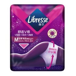 薇尔 安睡裤超熟睡极薄棉柔 V感系列 M码*3片