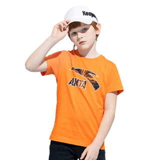 ANTA 安踏 A35028112 儿童短袖T恤 明亮系款