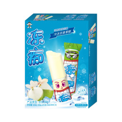 Want Want 旺旺 冻痴冰淇淋 香草+椰奶混合口味 85ml*4支