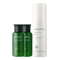 innisfree 悦诗风吟 绿茶喷雾50ml*1+小绿瓶绿茶精华露30ml*2