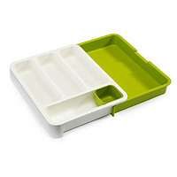 Joseph Joseph 英国JOSEPH JOSEPH可伸缩厨房置物架餐具抽屉整理盒餐收纳分格盒 绿色
