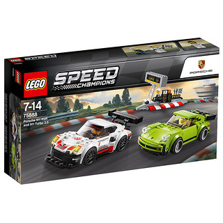 LEGO 乐高 Speed超级赛车系列 75888 保时捷 911 RSR和保时捷 911 Turbo 3.0