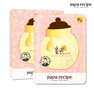 春雨（Papa recipe）玫瑰黄金蜂蜜蜂巢面膜24K薄 10片 整盒