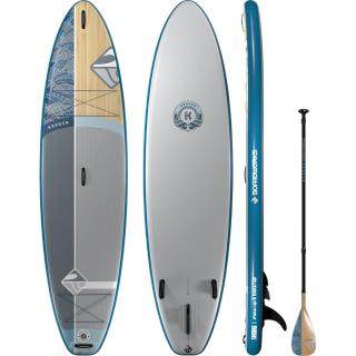 BOARDWORKS SHUBU Kraken sup充气式桨板 BWKD013 蓝色+白灰色 3m
