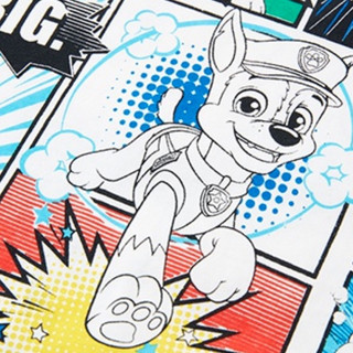 Paw Patrol 汪汪队立大功 212PS124 男童短袖T恤 漫画白 110cm