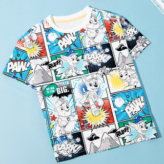 Paw Patrol 汪汪队立大功 212PS124 男童短袖T恤