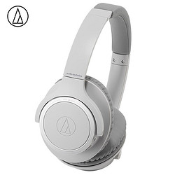 audio-technica 铁三角 ATH-SR30BT 头戴式动圈蓝牙耳机 灰色