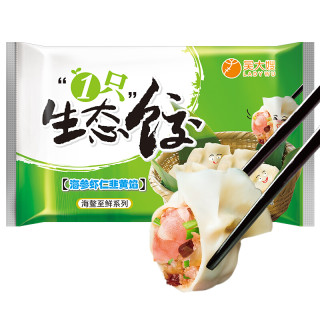 吴大嫂 1只生态饺 海参虾仁韭黄馅 800g
