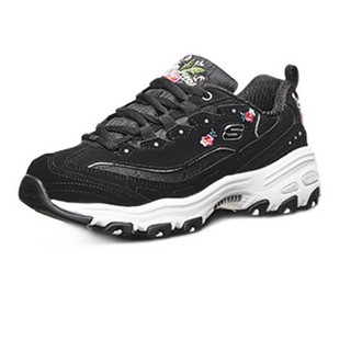 SKECHERS 斯凯奇 D'lites 女子休闲运动鞋 11977/BLK 黑色 35