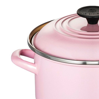 LE CREUSET 酷彩 汤锅(20cm、3.7L、珐琅钢、砂丁粉)