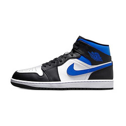 AIR JORDAN 正代系列 Air Jordan 1 Mid 男子休闲运动鞋 554724-140 白蓝 44