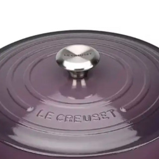 LE CREUSET 酷彩 炖锅(22cm、3.3L、铸铁、薰衣紫、不锈钢盖耳)