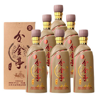 分金亭 历史 45%vol 浓香型白酒 500ml*6瓶 整箱装