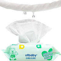 Otbaby otbaby手口柔湿巾带盖80片 *3
