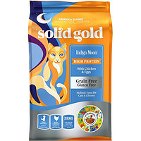 solid gold 素力高 Indigo moon系列 鸡肉蛋粉全阶段猫粮 12磅