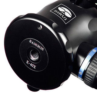 思锐（SIRUI）球型云台 K40X 含快装板 专业单反相机微距摄像机独脚架云台 三脚架云台 K-40X