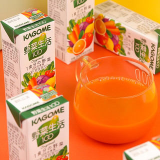KAGOME 可果美 野菜生活 果蔬汁 原味 200ml*12盒