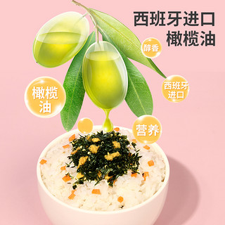 哆猫猫拌饭海苔儿童零辅食即食肉松紫菜碎饭团无防腐剂50g×2罐