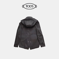 TOD'S官方正品2021早秋新品男士纯色休闲百搭连帽夹克外套