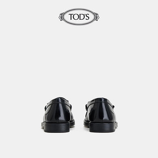 TOD'S官方正品2021早秋新品女鞋女士真皮流苏乐福鞋女夏季休闲