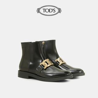 TOD'S官方正品早秋经典女鞋女士KATE真皮踝靴及踝靴切尔西靴女