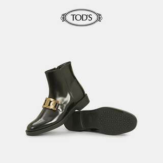 TOD'S官方正品早秋经典女鞋女士KATE真皮踝靴及踝靴切尔西靴女