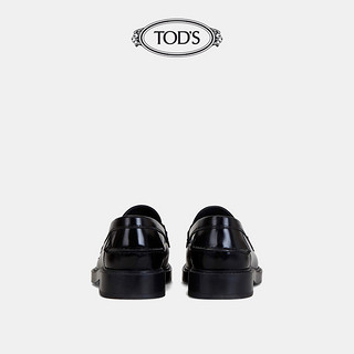 TOD'S官方正品2021秋冬新品女鞋女士真皮乐福鞋女一脚蹬夏季休闲