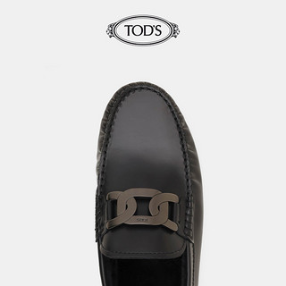 TOD'S官方正品2021秋冬新品男鞋男士KATE系列真皮豆豆鞋男一脚蹬