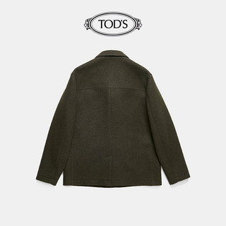 TOD'S官方正品2021秋冬新品男装男士单排扣羊毛西装长袖外套休闲