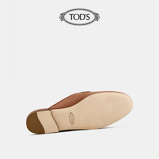 TOD'S官方正品2021夏季女鞋女士真皮KATE穆勒鞋半拖凉鞋女夏