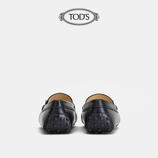 托德斯TOD'S官方正品2021秋冬新品女鞋女士KATE真皮豆豆鞋一脚蹬休闲鞋