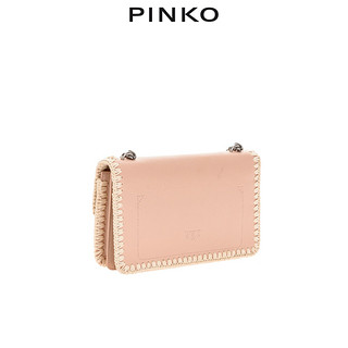 PINKO2021春夏新品编织饰边飞鸟包燕子包1P2229Y6XY（Z99）