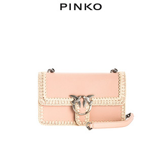 PINKO2021春夏新品编织饰边飞鸟包燕子包1P2229Y6XY（Z99）