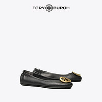 TORY BURCH 汤丽柏琦 MINNIE 羊皮芭蕾舞鞋女鞋50393（10、棕色 232）