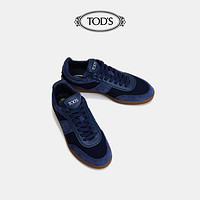 TOD'S官方正品2021秋冬新品男鞋男士TABS拼接织物透气运动鞋休闲