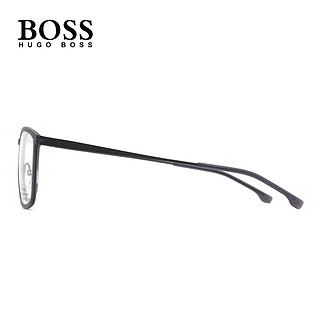 HUGO BOSS男士眼镜架全框商务方框眼镜大脸眼镜框可配近视镜1243
