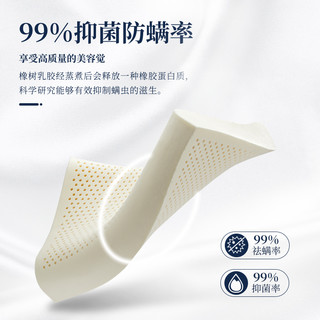 乳胶枕头泰国原装进口正品乳胶枕天然助橡胶枕护颈椎专用枕芯睡眠