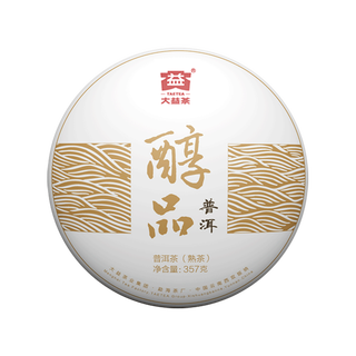 大益 经典醇品熟茶 357g 七子饼茶 1901批次
