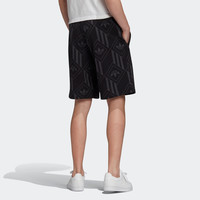 阿迪达斯官网 adidas 三叶草 男装夏季图文印花运动短裤GD5842