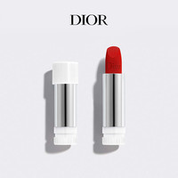 全新DIOR迪奥烈艳蓝金唇膏替换芯  999 丝绒 哑光（668 艳惊四座 惊艳红（替换芯））