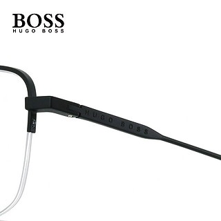 吴尊同款HUGO BOSS男士眼镜架商务金属半框镜架可配近视镜片1289（如图所示）