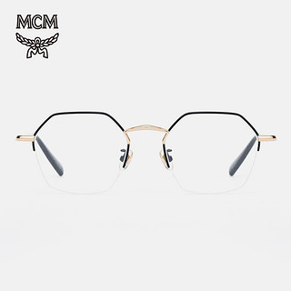 MCM多边形不规则设计师款眼镜架金属半框女时尚近视眼镜框男2111（MCM2111A-014-49）