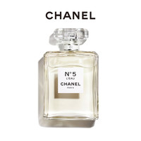 CHANEL 香奈儿五号之水 n5经典女士香水 花香调(100ml、五号之水100ml)