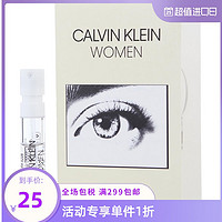 CALVIN KLEIN 凯文克莱 女士淡香水 EDT 1.5ml VIAL ON CARD