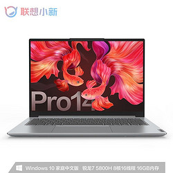 Lenovo 联想 小新Pro14 14寸轻薄笔记本电脑（R7-5800H、16GB、512GB）