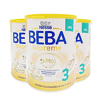 Nestlé 雀巢 BEBA 雀巢 至尊高端奶粉3段 830g,10个月以上*3罐（合799元/件）