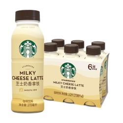 STARBUCKS 星巴克 星选芝士奶香拿铁咖啡 270ml*6瓶