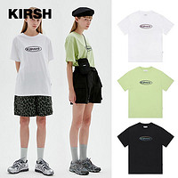 kirsh 牛油果绿宽松T恤2021年夏季新款大樱桃韩版少女短袖圆领上衣