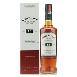 BOWMORE 15年 单一麦芽 苏格兰威士忌 43%vol 700ml