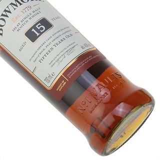 BOWMORE 15年 单一麦芽 苏格兰威士忌 43%vol 700ml